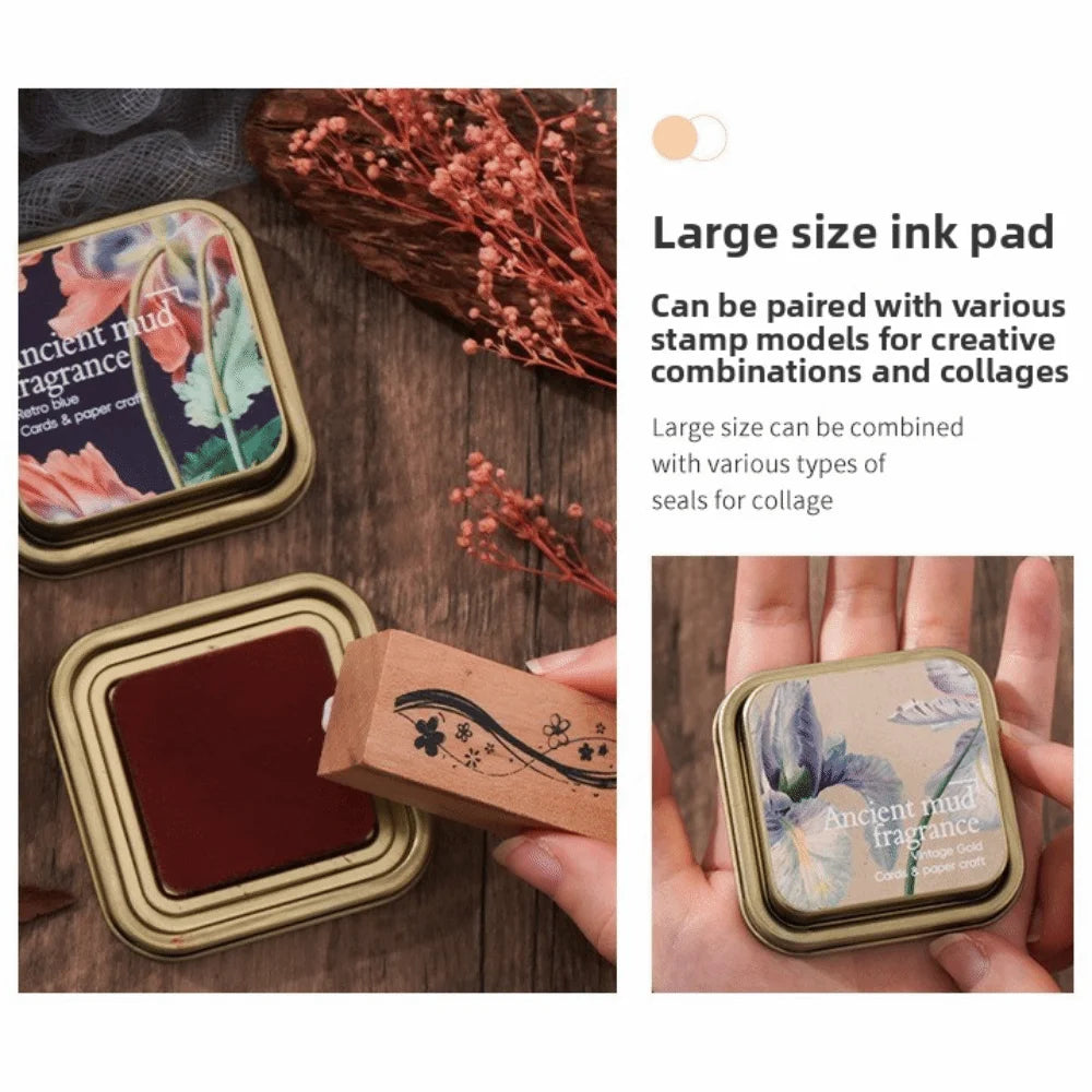 Square Ink Pad – Oil-Based Felt Stamp Pad in 7 Colors Stamp Ink Pad HIP