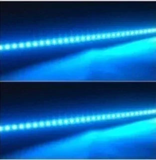 1Pair LED strip SMD3528 Waterproof Flexible 30CM Red Green Blue White Warm white Super bright car Styling decor stickers lamp HIP Blue
