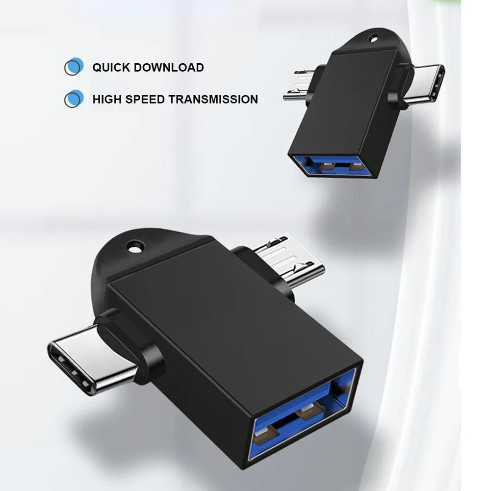 2-in-1 USB-C & Micro USB OTG Adapter – Android & Tablet USB OTG Adapter HIP