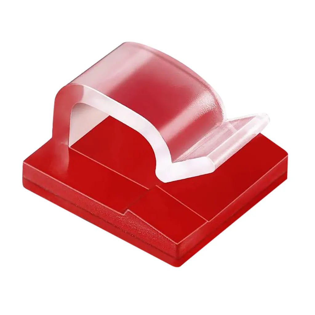 Self-Adhesive Cable Organizer Clips – Wall Mount Wire Holder Cable Management Clips HIP