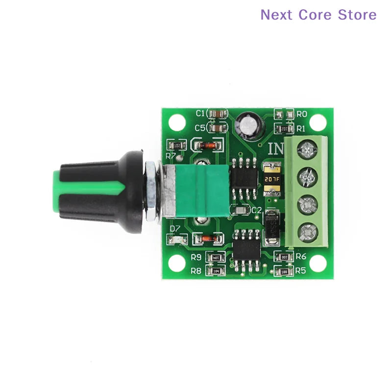 Mini DC Motor Speed Controller 1.8V–15V PWM Regulator Module Motor Speed Controller HIP