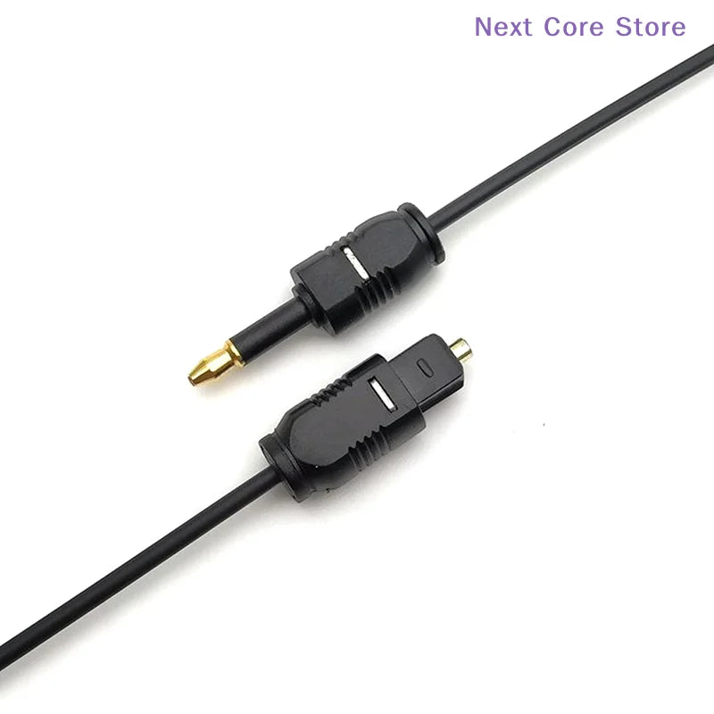 Toslink to Mini 3.5mm Optical SPDIF Audio Cable 1.96Ft Optical Audio Cable HIP