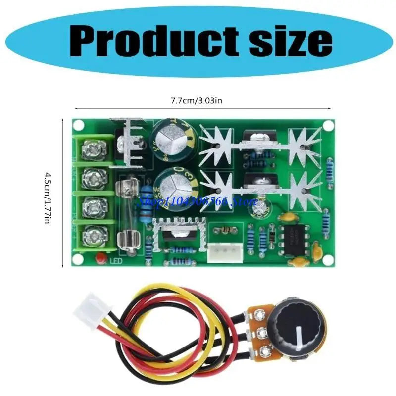 20A PWM DC Motor Speed Controller 10V–60V 1200W Module Motor Speed Controller HIP