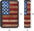 American Flag Seat Belt Cover Pads – 2pc Patriotic Set Seat Belt Cover HIP 1