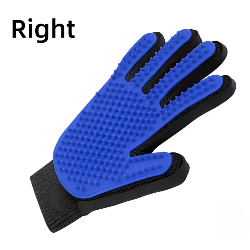 Silicone Pet Grooming Glove – Dog & Cat Deshedding Brush Pet Grooming Glove HIP