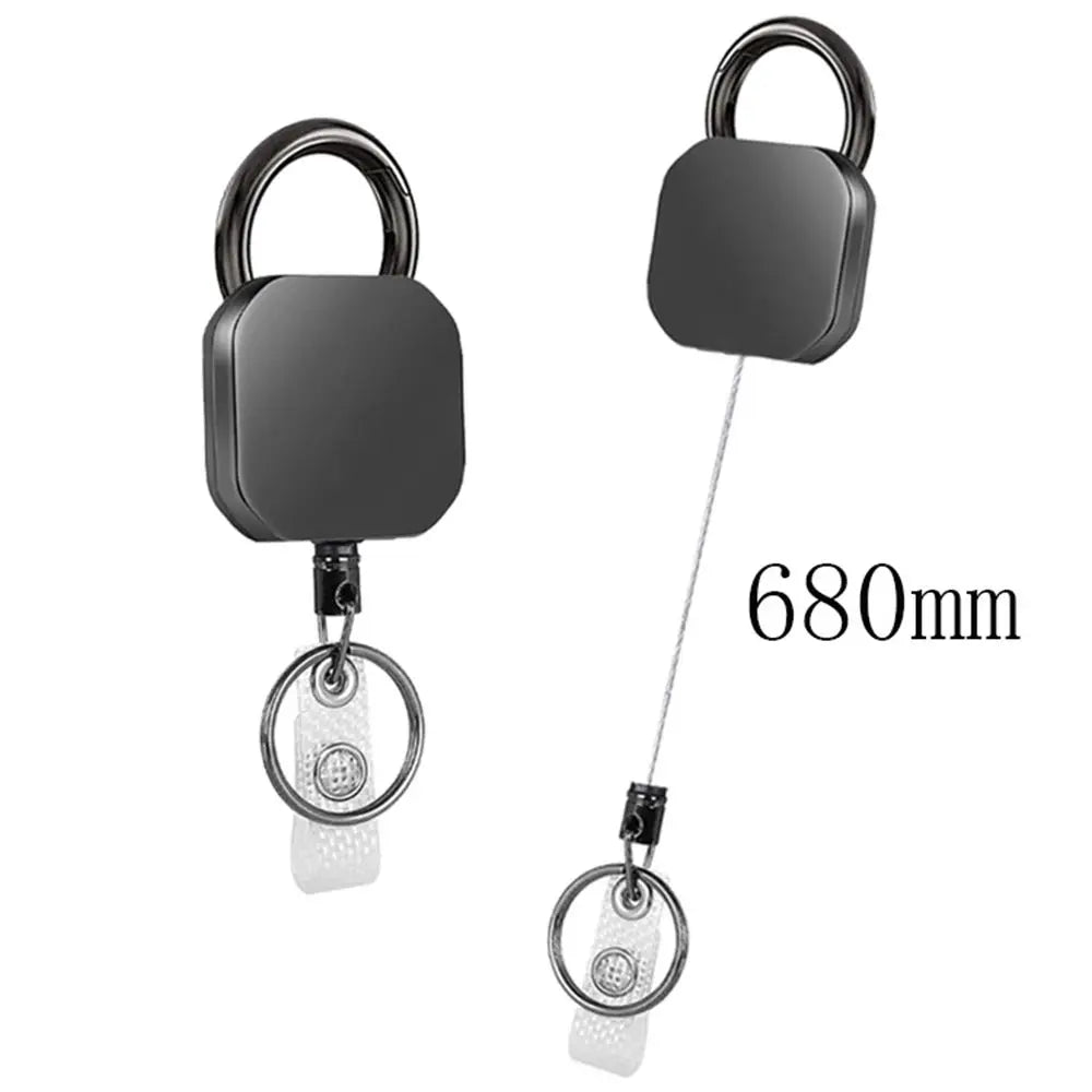 Retractable Badge Reel Clip – ID Card & Key Holder Badge Reel Clip HIP