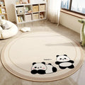 Panda Round Area Rug – Kids Bedroom & Living Room Carpet Round Area Rug HIP 4 80X80
