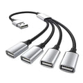 OULLX USB Hub Splitter 2/3/4 Ports – OTG Charger Adapter USB Hub Splitter HIP USB 4 Ports