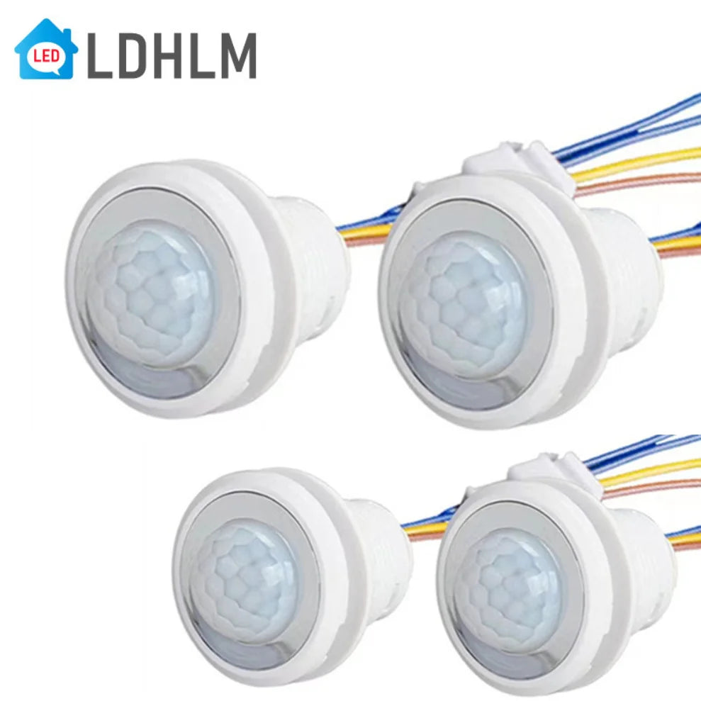 PIR Motion Sensor Light Switch Auto On/Off – 85–265V, 110° Motion Sensor Switch HIP