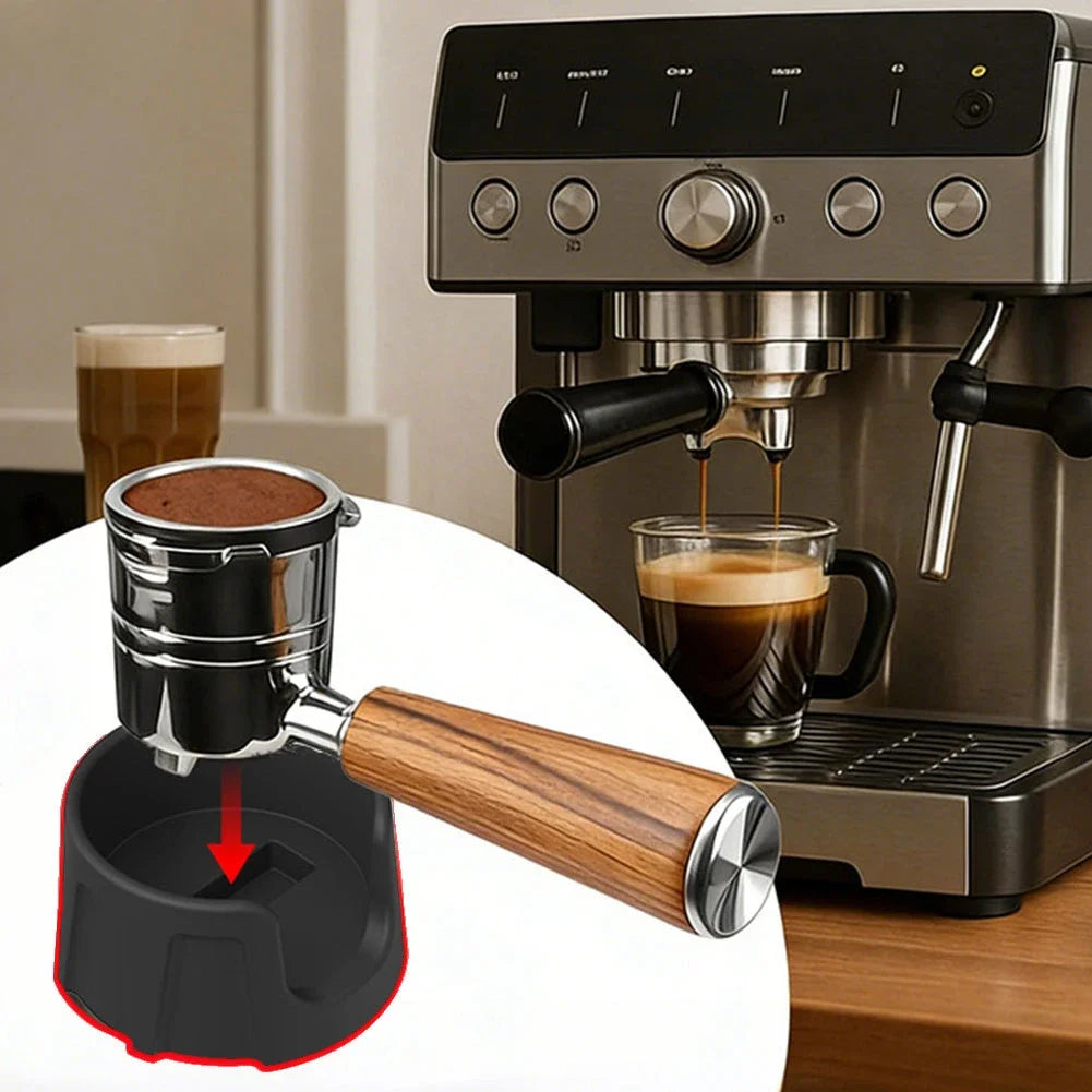 Silicone Non Slip Tamper Mat Bar Mat Tamping Station Portafilter Holder for Espresso Luxe Cafe Coffee Grinding Brewing Pad HIP