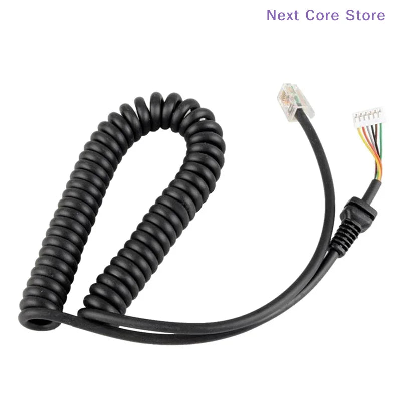 Replacement Mic Cable Cord for Yaesu MH48A FT-7800 FT-1907 Microphone Cable HIP
