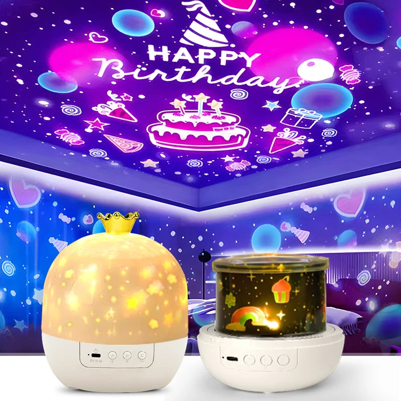 Night Lights Star Galaxy Projector Bedroom Ceiling Star Projector with 360 Rotating for Boys and Girls Birthday Christmas Gifts HIP