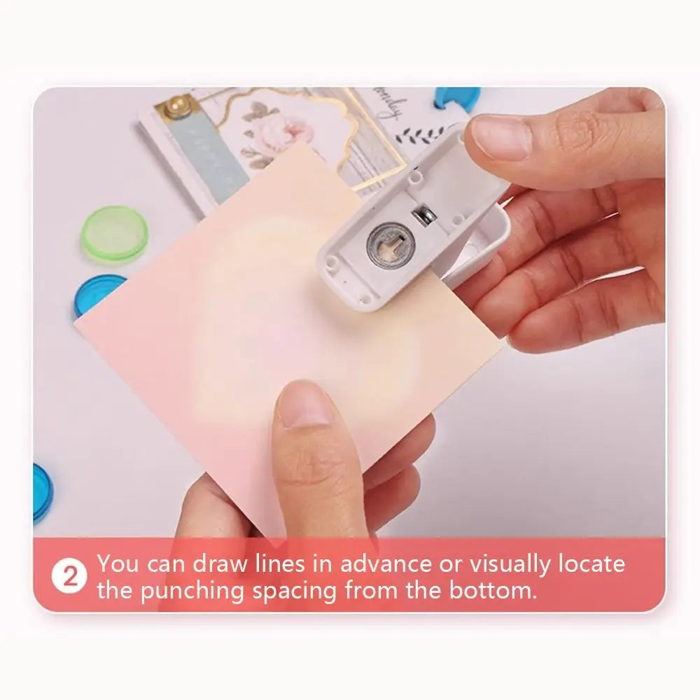Mushroom Hole Puncher – Disc Ring Binding & Scrapbooking Tool Hole Punch Tool HIP