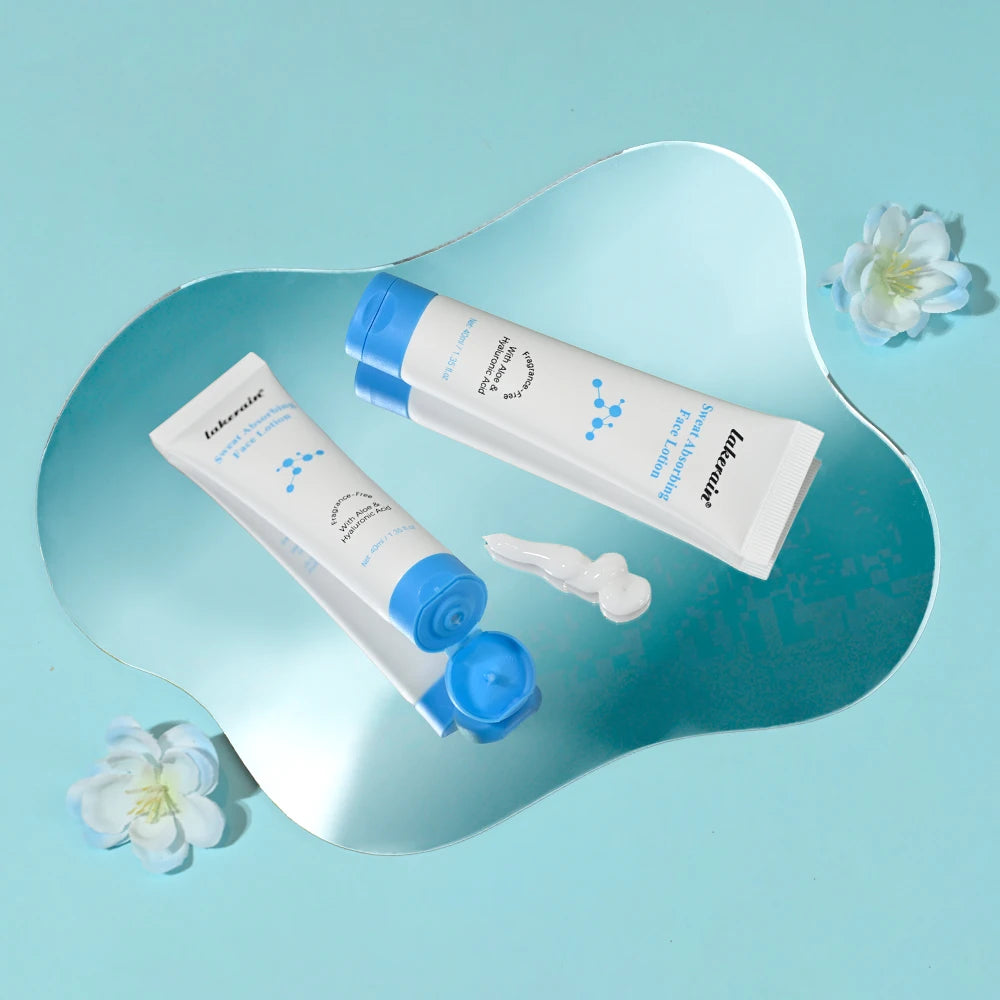 Makeup Base Sweat Absorbing Face Lotion Matte Long Lasting Sweat Control Absorbs Excess Oil Antioxidants Nourish Great Makeup HIP 2pcs