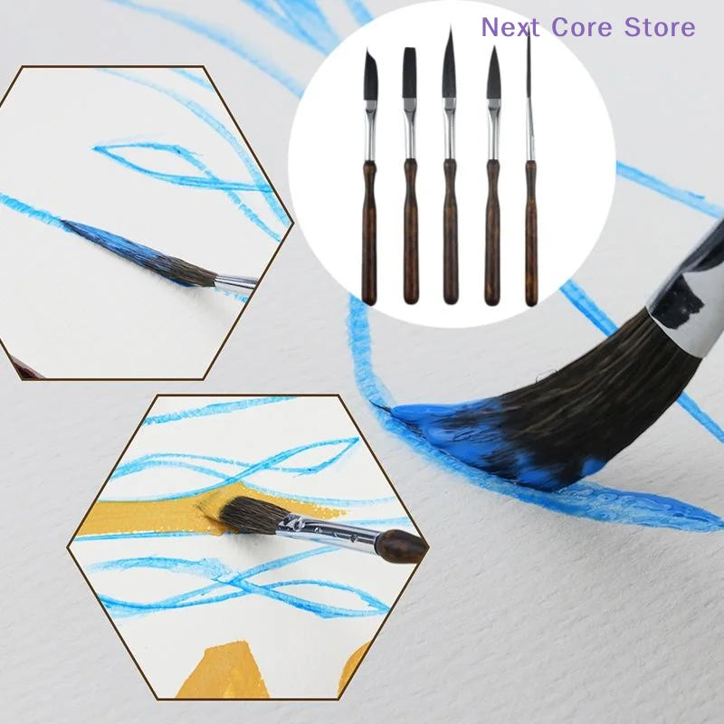 Pinstriping Detail Art Brushes – Nylon Set for Painting & Craft Art Painting Brushes HIP