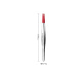 1pcs Tweezers With Rubber False Eyelash Adhesive Attachment Clamp Tips Tweezers Rubber Silicone Coated Multifunctional Product HIP RD Jian