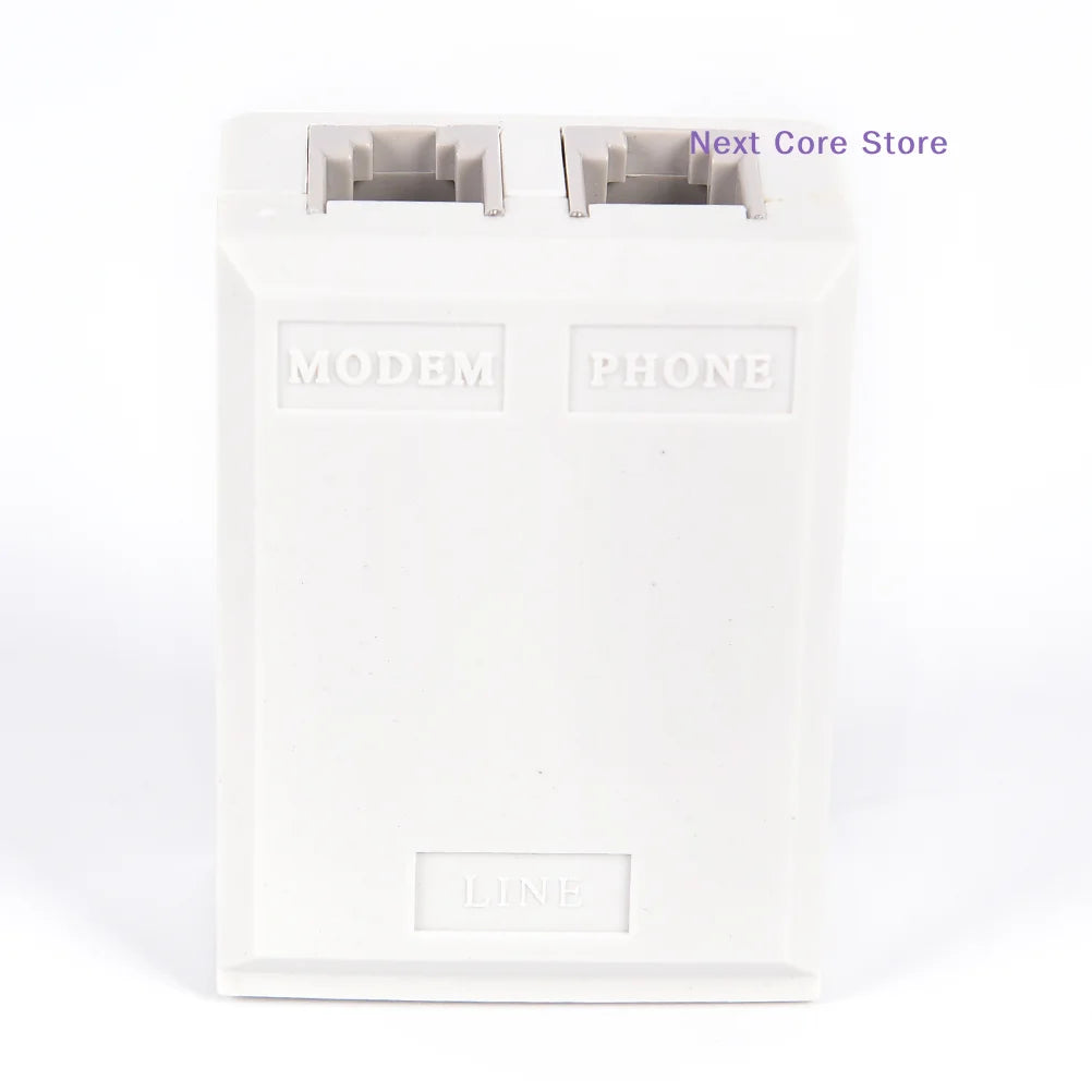 RJ11 ADSL DSL Micro Filter Splitter Adapter – Phone & Modem DSL Line Filter Splitter HIP