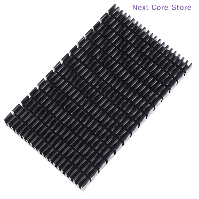 Aluminum Heatsink Plate 150×93×15mm – Black Radiator Aluminum Heatsink Plate HIP