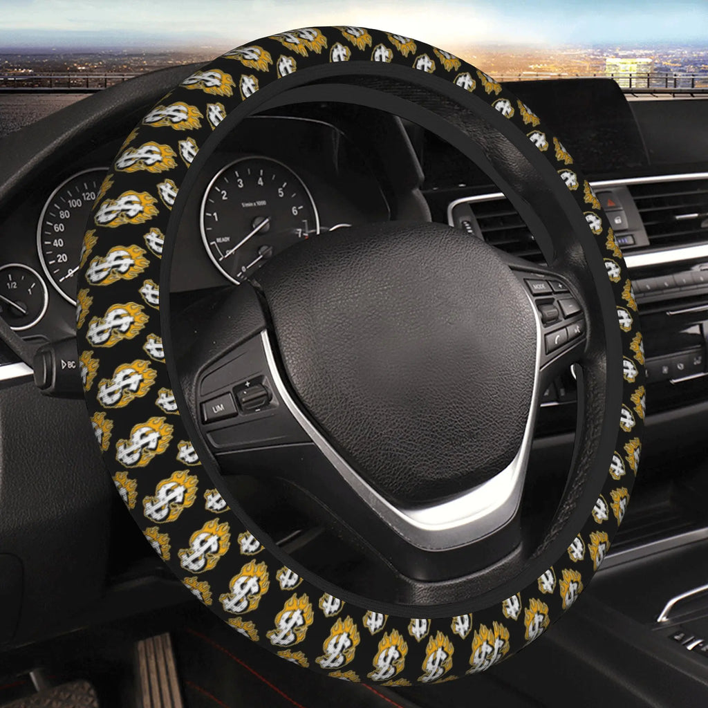 Bat Graphic Neoprene 15" Steering Wheel Cover | Non-Slip SUV Steering Wheel Cover HIP 1