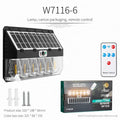 ESMARTER Solar Wall Light – IP65, 3 Modes, Motion Sensor Solar Wall Light HIP W7116-6