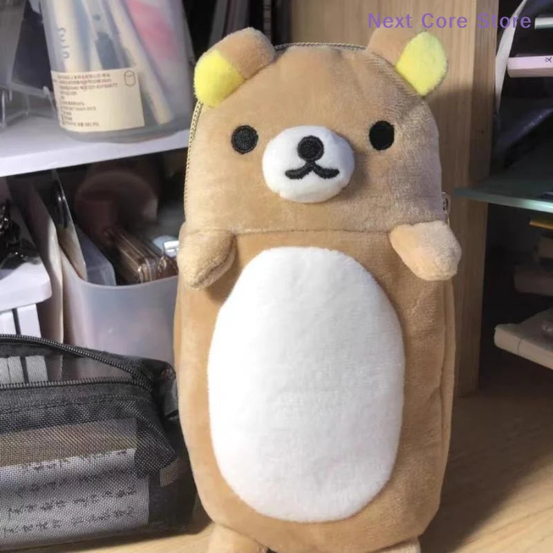 Cute Bear Pencil Case – Large Capacity Student Stationery Bag Pencil Case HIP