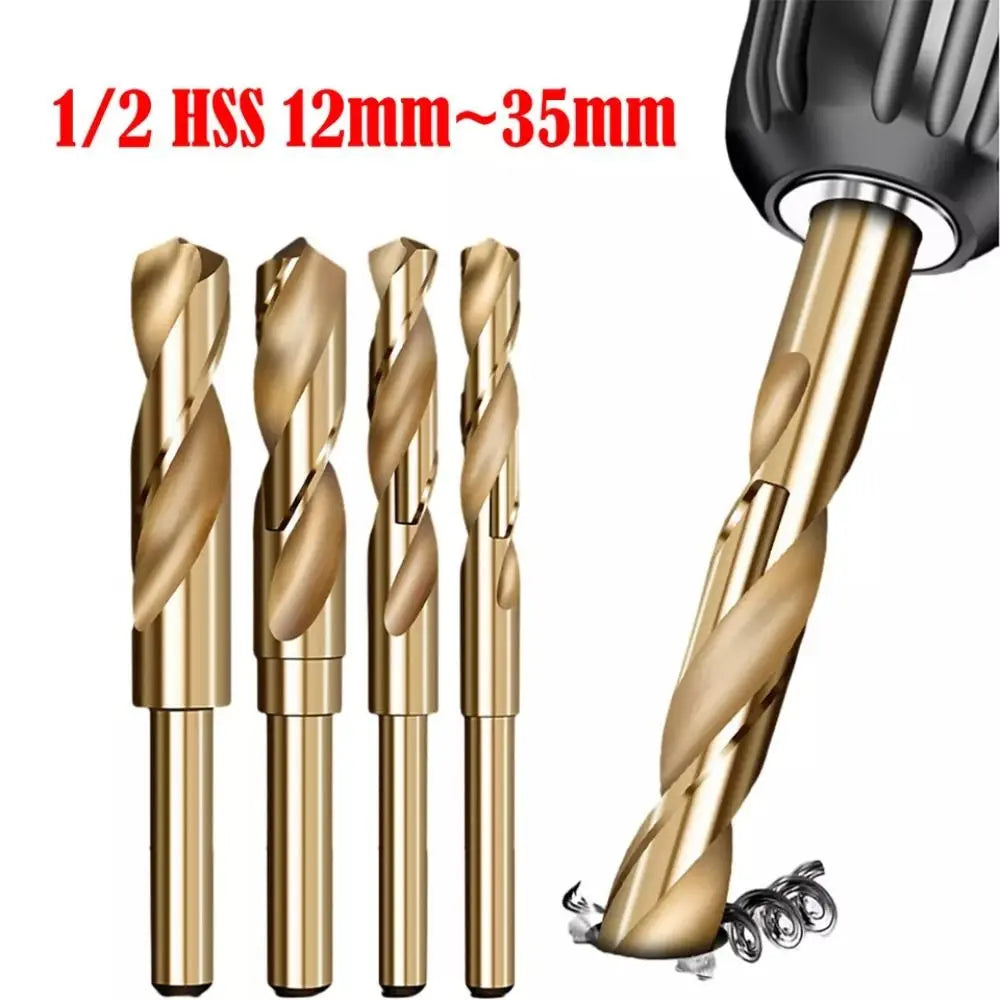 HSS Cobalt Twist Drill Bit 12mm–35mm Round Shank Metal Borer HSS Twist Drill Bit HIP