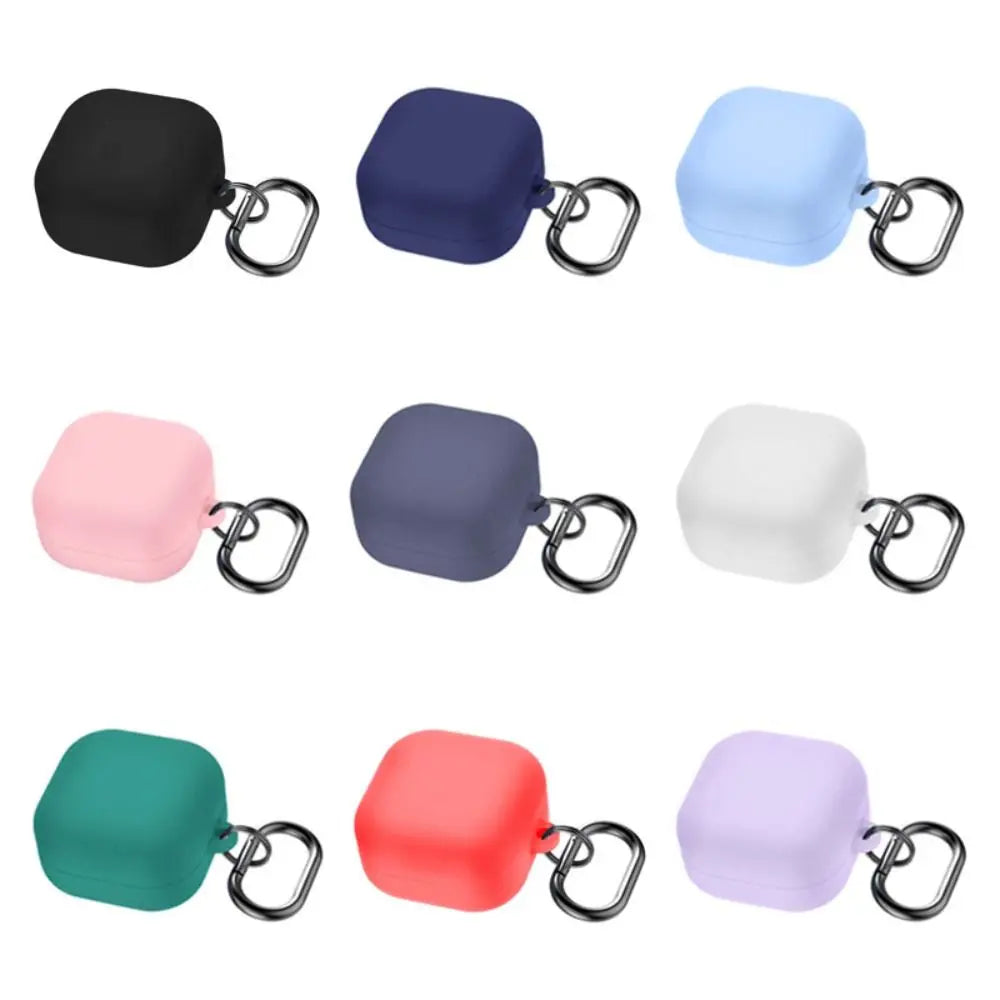 Silicone Case with Keychain & Cleaning Pen – Samsung Buds 4/4 Pro Earbud Protective Case HIP