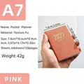 2027 Mini Pocket Planner – Weekly Monthly Agenda Diary Book Pocket Agenda Planner HIP A1
