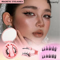 1 Pair, Magnetic Eyelashes, Anime Style, Magnetic Eyelash Set, Reusable, No Glue Needed, Suitable for Sensitive Eyes, Comic-Like Look, Moisturizing Effect, Suitable for Daily Makeup HIP Shy-2578-1