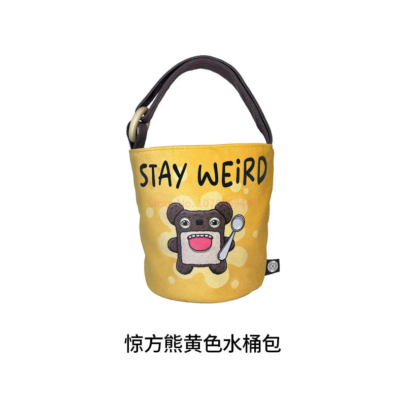 Fuggler Plush Monster Bucket Bag – Ugly Cute Handbag Gift Plush Monster Handbag HIP