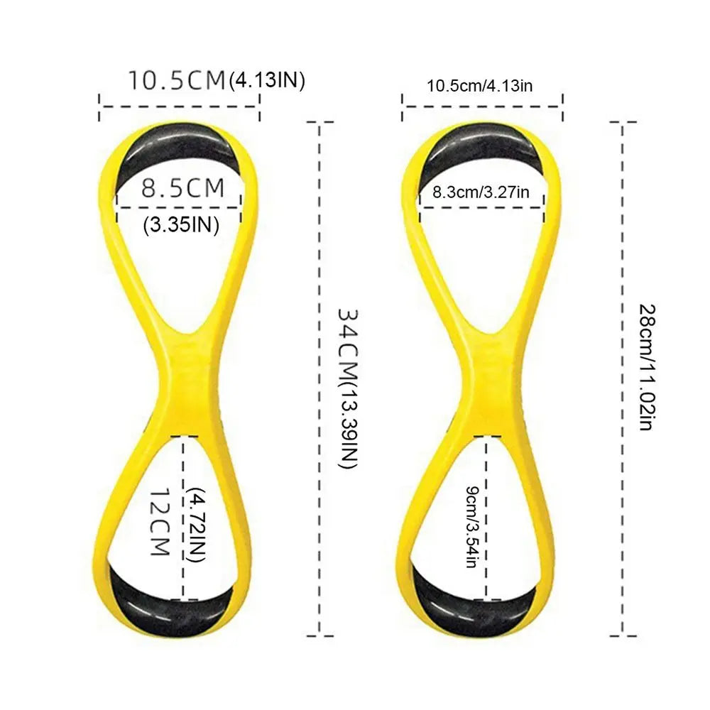 Figure-8 Forearm Swimming Trainer Paddle – S & L Sizes Swim Training Paddle HIP
