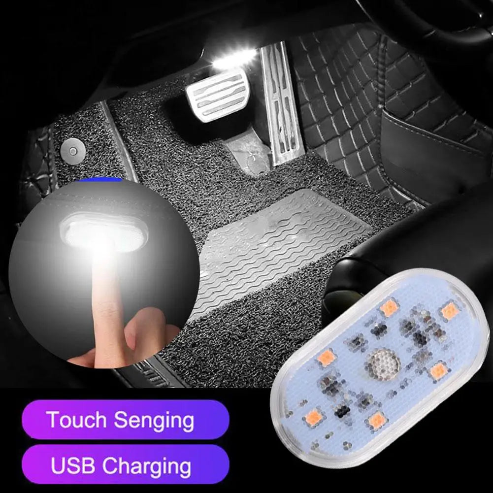 Universal Vehicles Multicolor Atmosphere Lamp Car Touch Control LED Ambient Light Interior Decoration Lighting Accessories HIP
