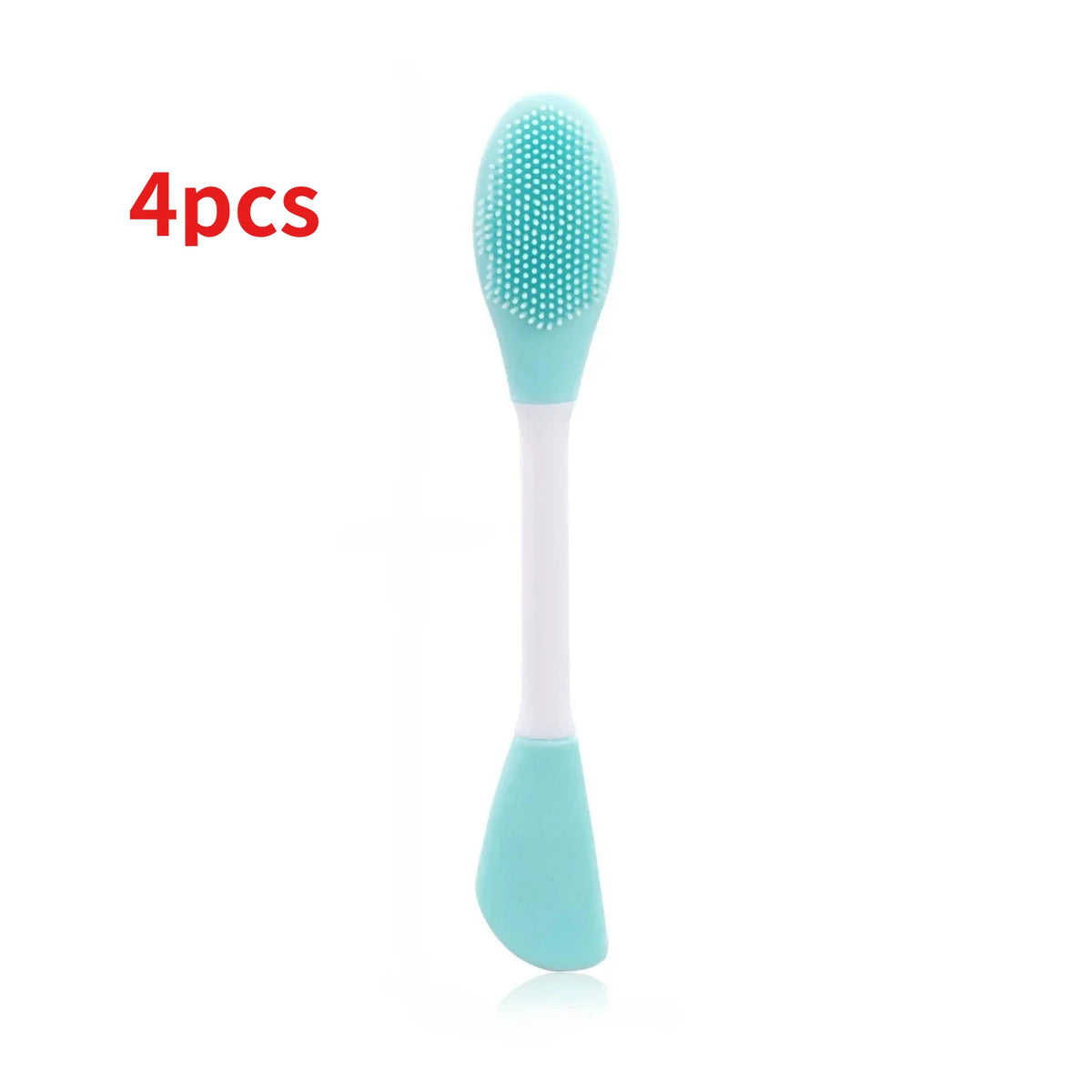 2-in-1 Silicone Face Mask Brush – Double-Head Applicator Face Mask Brush HIP C716-blue 4pcs