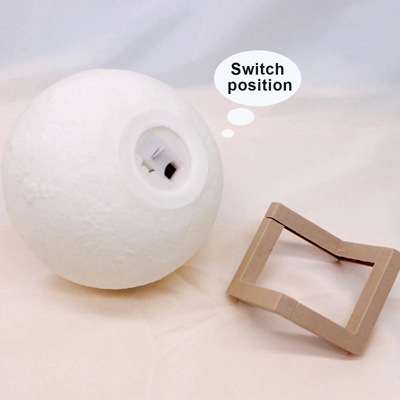 Moon Lamp LED Night Light with Stand – Battery Powered LED Moon Night Light HIP