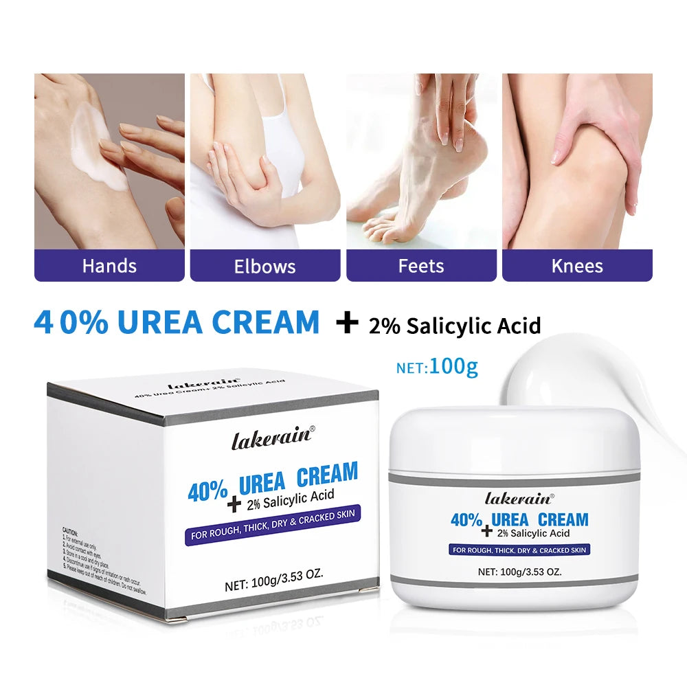 New 42% Urea Cream + 2% Salicylic acid Foot and hand Moisturizer, deep moisturizer and Nourishing moisturizer HIP 1pcs