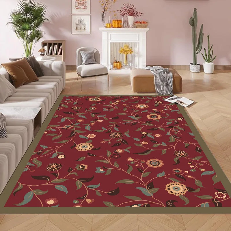 Boho Crystal Velvet Area Rug – Bedroom & Living Room Mat Area Rug HIP 1 50x80cm-Felt