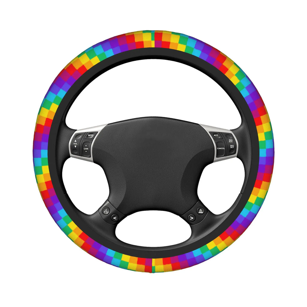 Piano Key Steering Wheel Cover – Non-Slip Music Graphic Steering Wheel Cover HIP