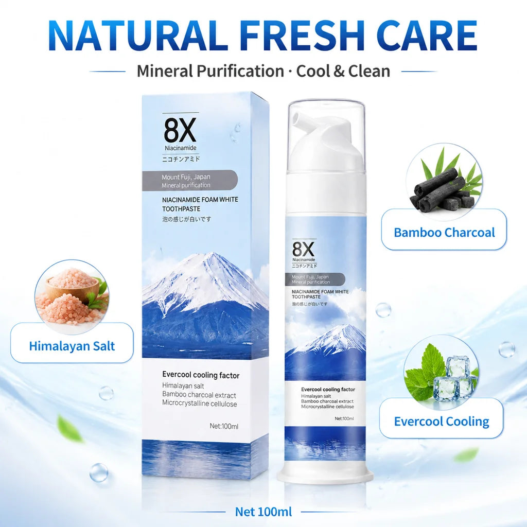 Niacinamide Toothpaste – Stain Remover & Enamel Protection Whitening Toothpaste HIP