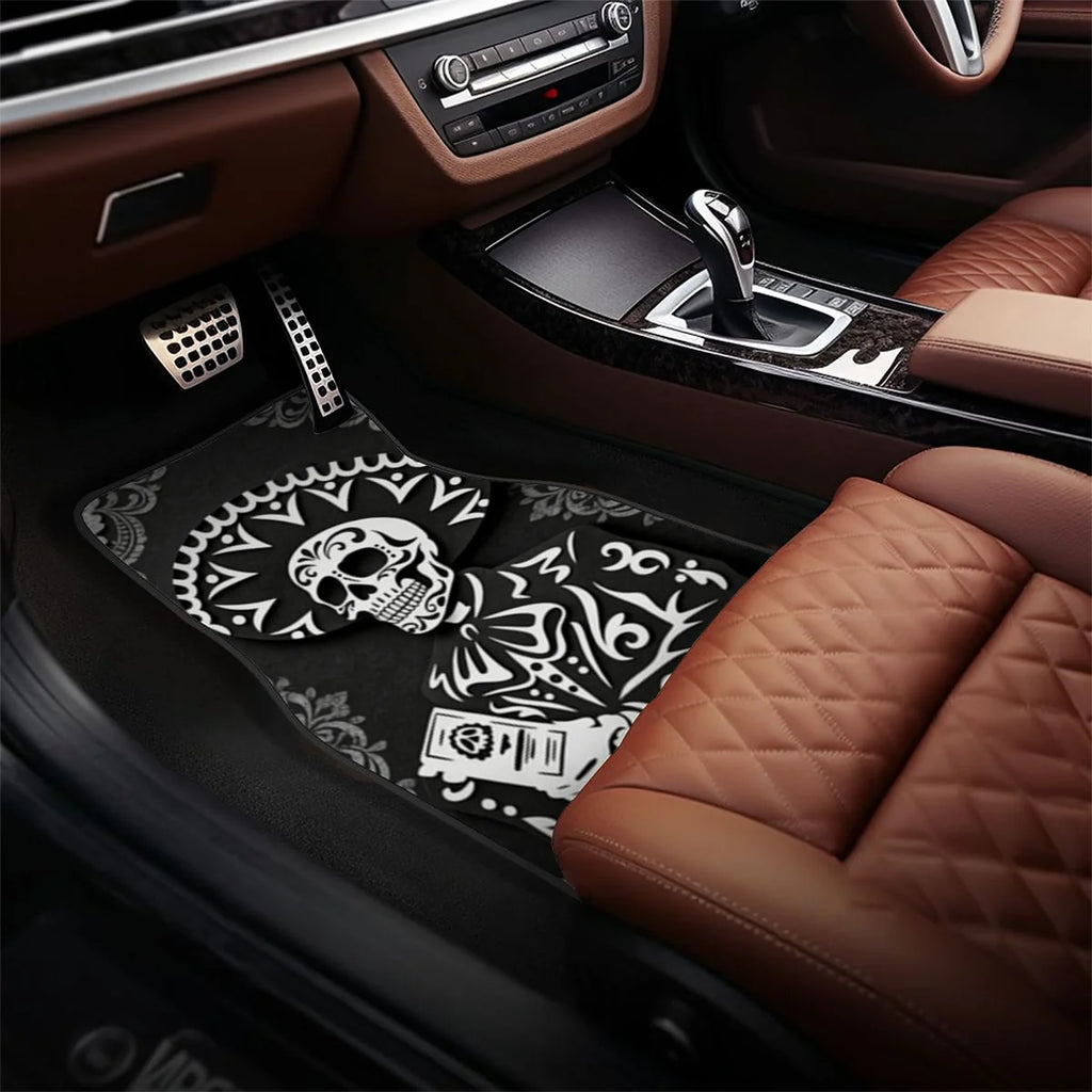 4-Piece Car Floor Mat Set – Anti-Slip Polyester Fiber Car Floor Mats HIP