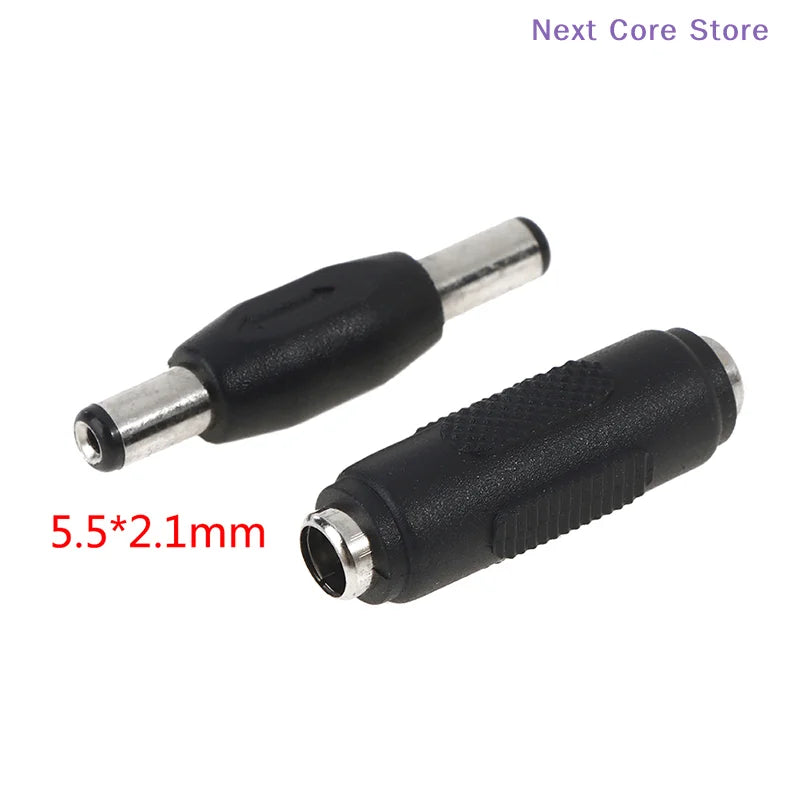 DC 5.5×2.1mm Male-to-Male Female-to-Female Barrel Connector DC Power Connector HIP