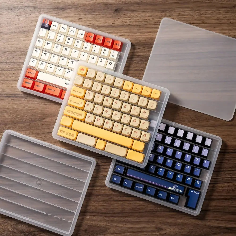 Stackable Keycap Storage Case – 3-Layer Dustproof, 145 Keys Keycap Storage Case HIP