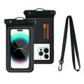 Waterproof Phone Pouch – IPX8 Touch Screen Floating Dry Bag Waterproof Phone Pouch HIP Orange