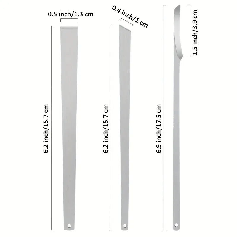 3-Piece Stainless Steel Pedicure Foot Care Tool Set | HIP Pedicure Tool Set HIP