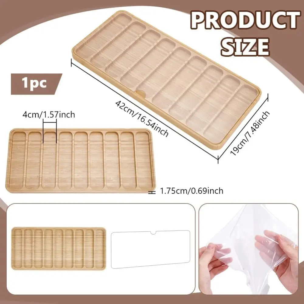 Wooden Watch Band Organizer – 4/8/9 Slots & Acrylic Lid Watch Band Organizer HIP