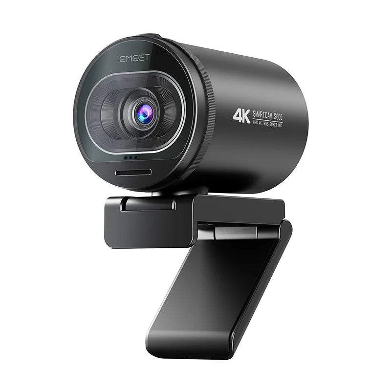 EMEET S600 4K Webcam – 60FPS Autofocus, Dual Mics, USB 4K Streaming Webcam HIP Webcam 4K Brazil