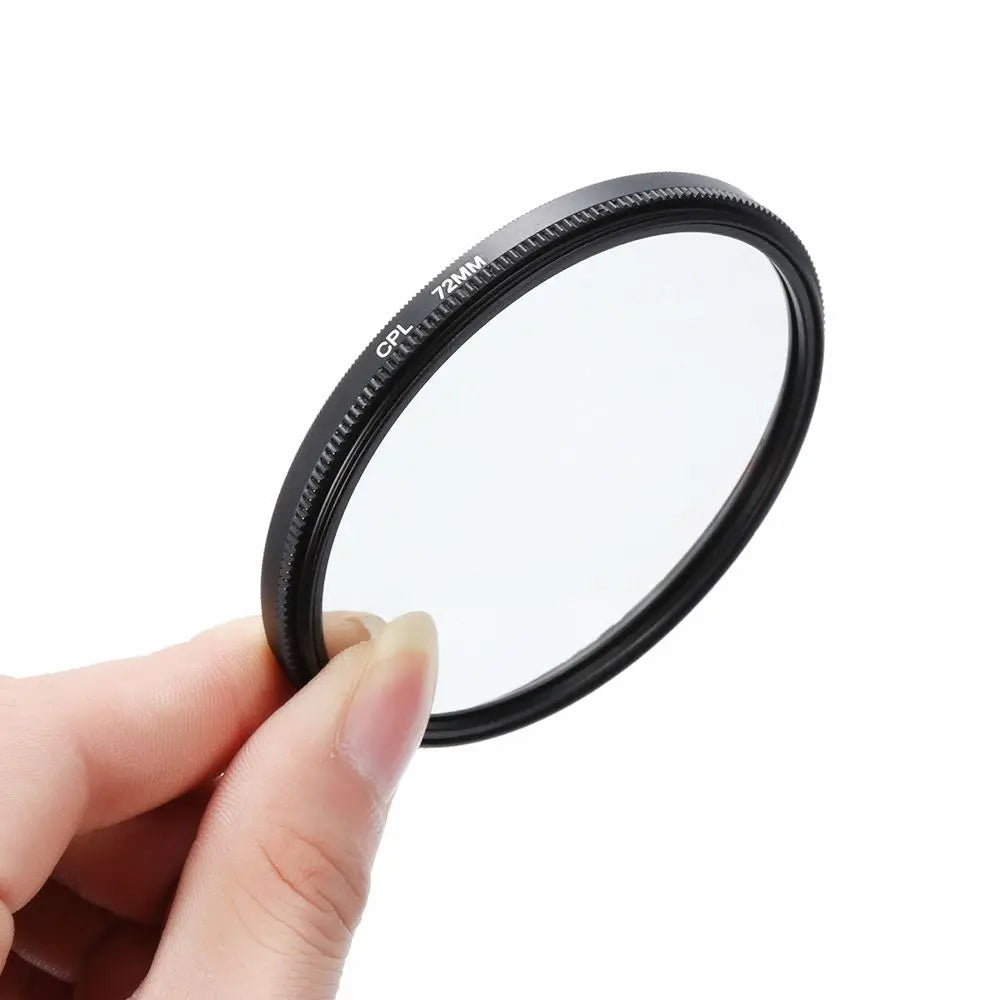 CPL Polarizing Lens Filter 37–82mm | Canon Nikon Sony DSLR Camera Lens Filter HIP