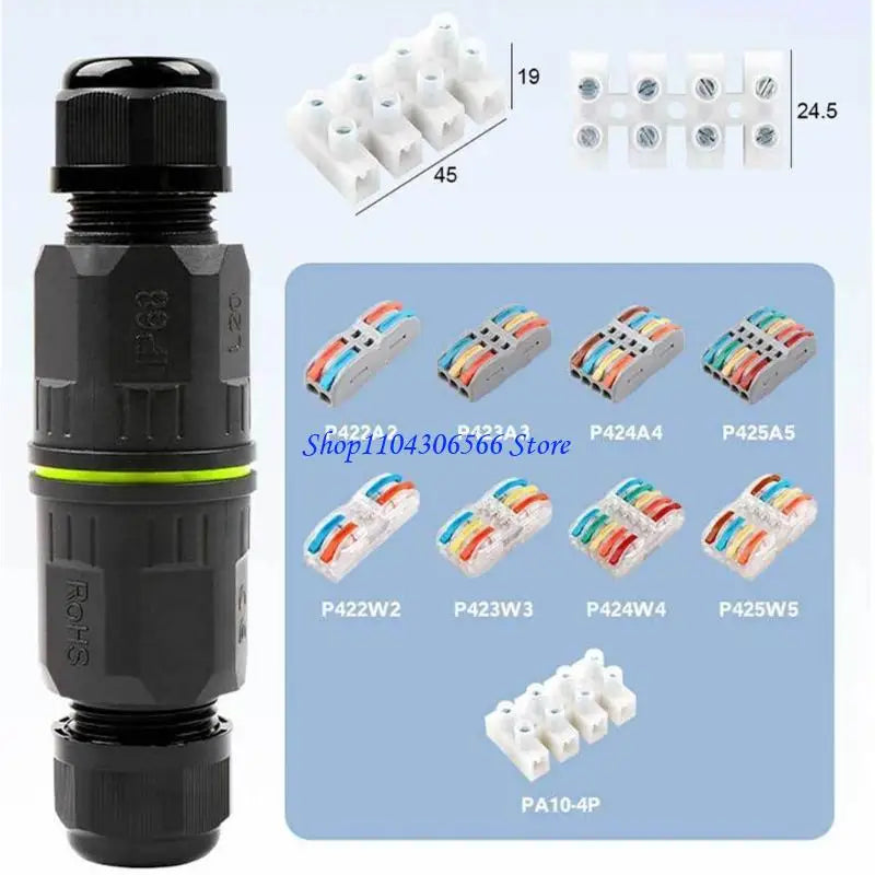 IP68 Waterproof Electrical Connector – Marine & Car Wiring Waterproof Electrical Connector HIP