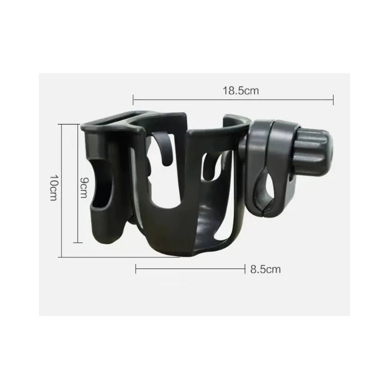 Universal Stroller Cup & Phone Holder – Black, Pink, Green Stroller Cup Holder HIP