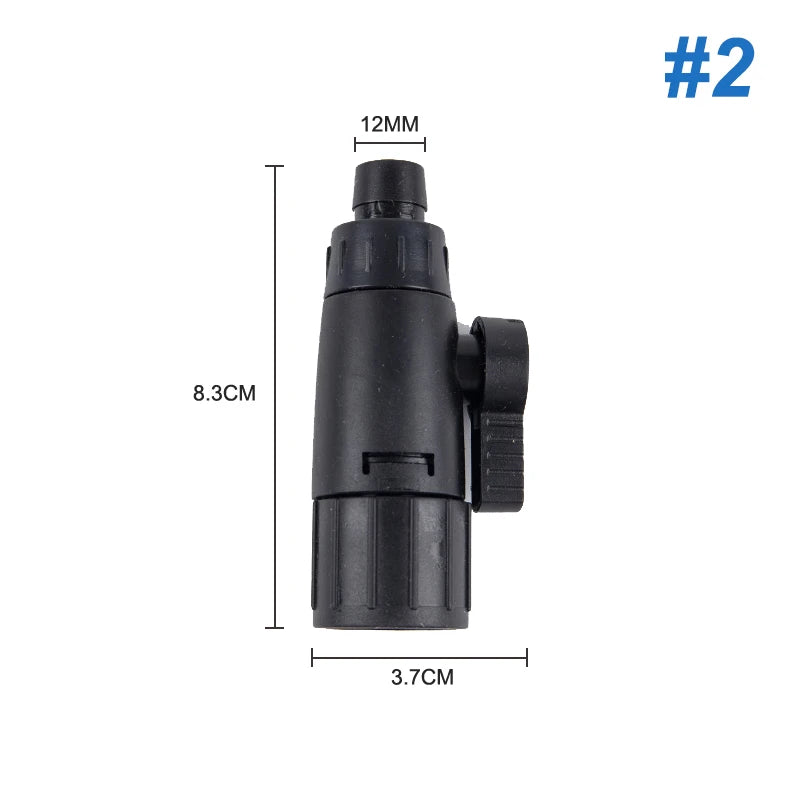 12mm & 16mm Quick Release Aquarium Water Valve Connector Set Aquarium Hose Connector HIP 2