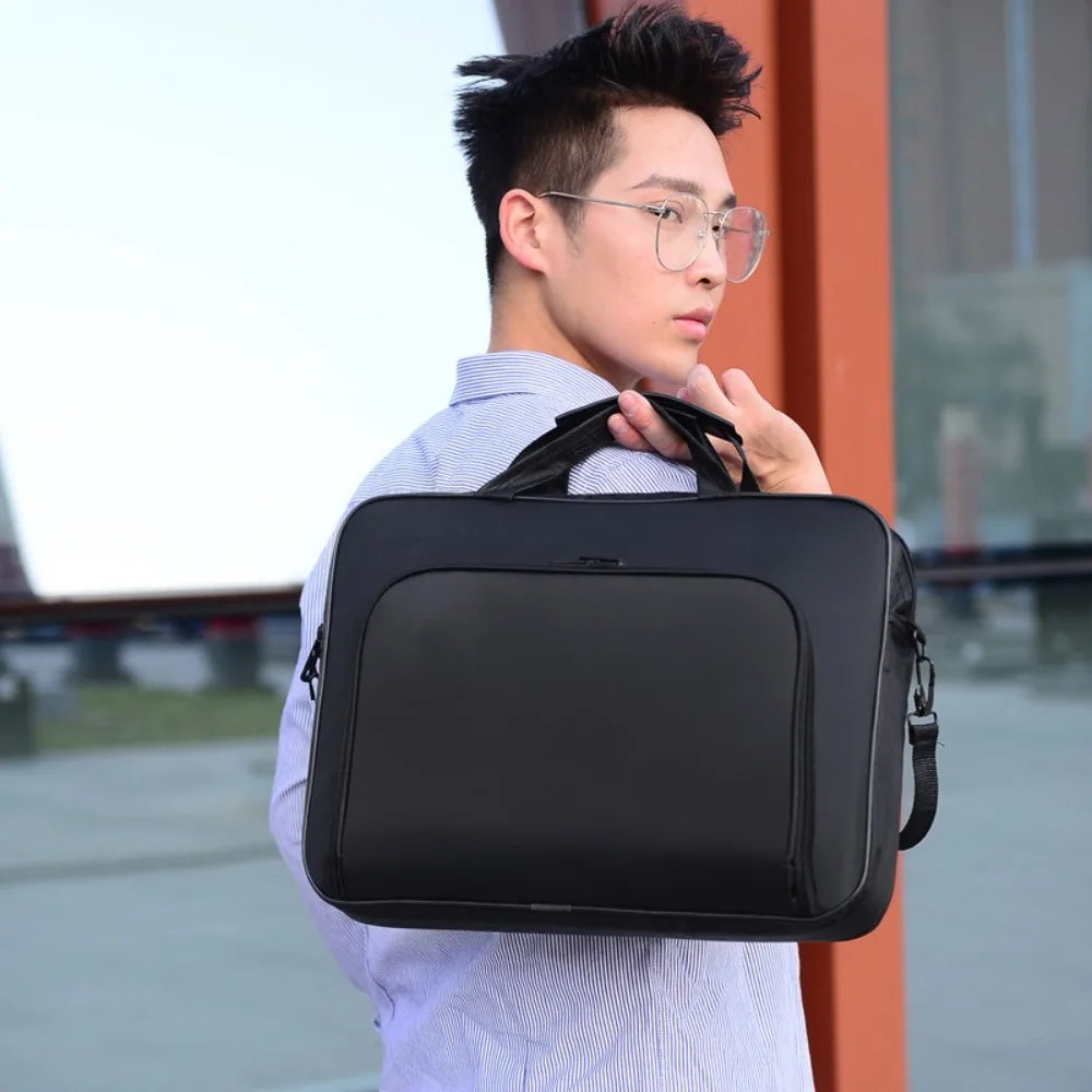 Waterproof Laptop Bag 15–17 Inch | Dual Zipper Shoulder Sleeve Laptop Sleeve Bag HIP